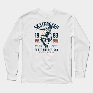 Skateboard Long Sleeve T-Shirt